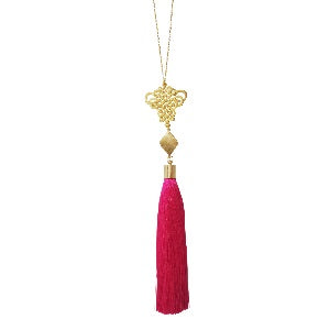 Fuschia pink hotsell necklace
